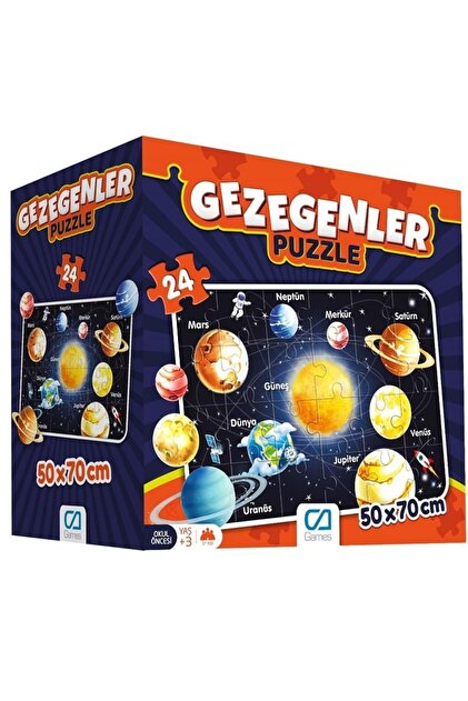 CA Games GEZEGENLER YER PUZZLE - 24 PARÇA - Fiyatı, Yorumları