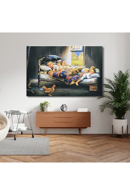 Mutlu Aile Tablosu Ultra Kalite 60x90