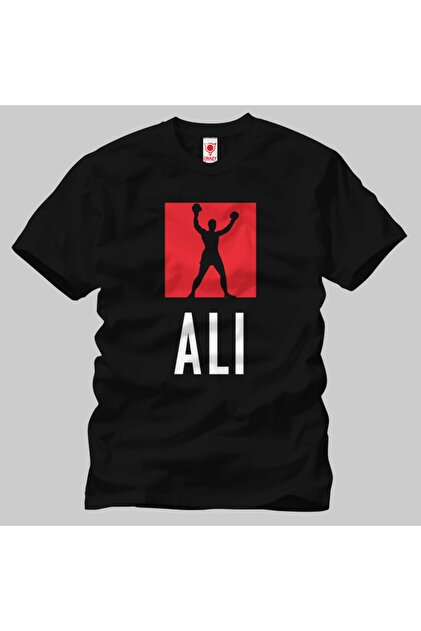 Built By Crazy Muhammed Ali Classic Logo Unisex Tişört - Fiyatı