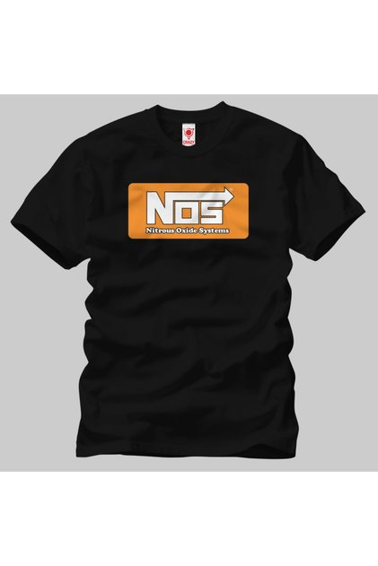 تي شيرت بشعار Nos للجنسين