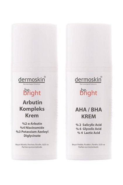 Be Bright Lekeli Ciltlere Arbutin Kopleks Krem 33 Ml + Be Bright Aha/bha Krem 2'