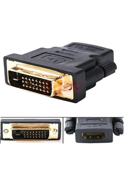5013 Hdmi Dişi Dvi (24+1) Erkek Çevirici Dönüştürücü Adaptör