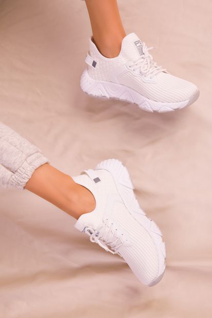 SOHO Beyaz Kadın Sneaker 15772 - 3