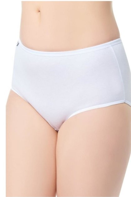 Women's White 5-Pack Stretch Fabric Bato Briefs