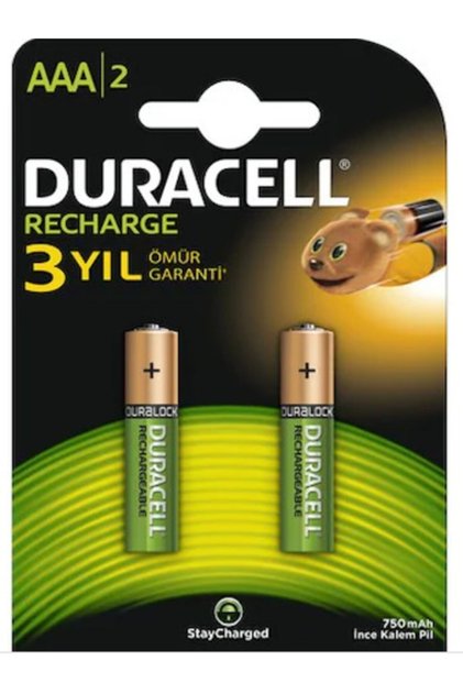 750 Mah Şarjlı Aaa Ince Şarj Edilebilir Pil 1.2 Volt
