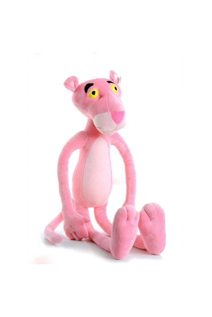 Pembe Panter Peluş Oyuncak Sevimli Uyku Arkadaşı 45 Cm