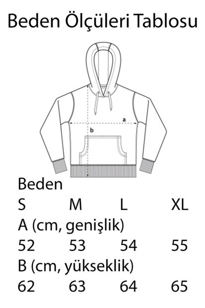 LUCKY GRUP Kedili Kapuşonlu Siyah Sweatshirt - 4