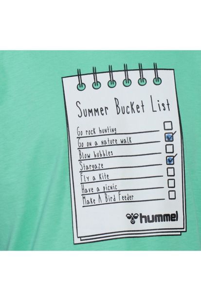 hummel HMLBUCKET T-SHIRT Yeşil Erkek Çocuk T-Shirt 101086159 - 4