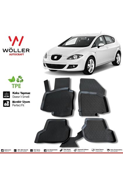 Seat Leon Paspas 2005 2012 Arası 3d Havuzlu Paspas