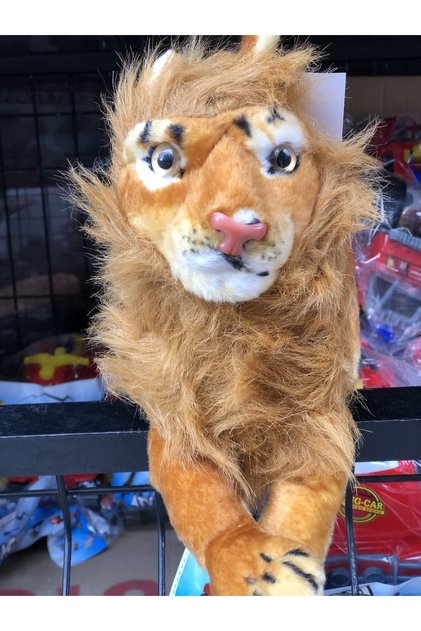 Sesli Kükreyen Aslan Peluş 30 Cm