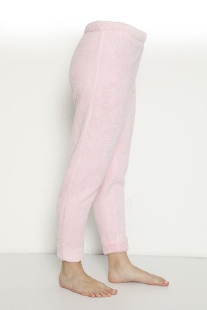 Pocketless Luxury Fluffy Polar Winter Pajama Bottoms Cepsizpof