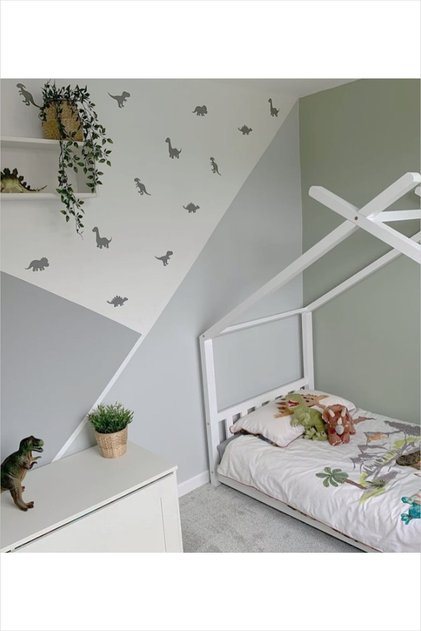 Dinosaur Minimal Pattern Kids Room Wall Sticker