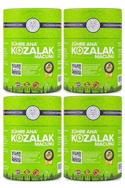 Zühre Ana 4 Adet Kozalak Macunu - Çam Kozalağı Macunu Orijinal
