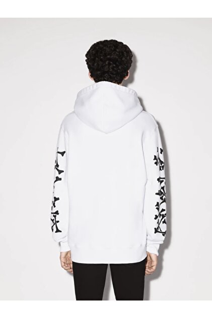 Amiri Bones Logo Loose Fit Beyaz Hoodie - Fiyatı, Yorumları