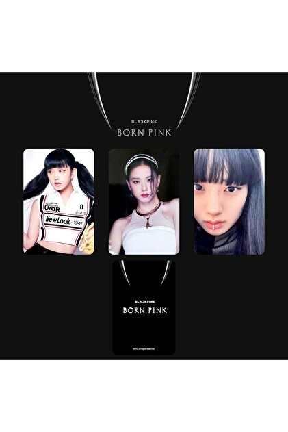 Kpop Dünyasi Blackpınk Jisoo '' Born Pink '' Pob Kart Seti