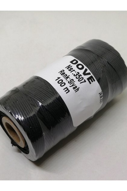 Bracelet Cord Dove Thread 0.8 mm Black Color