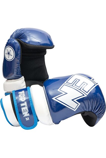 Topten Glossy Block Kick Boks Point Fighting Eldiveni (WAKO ONAYLI