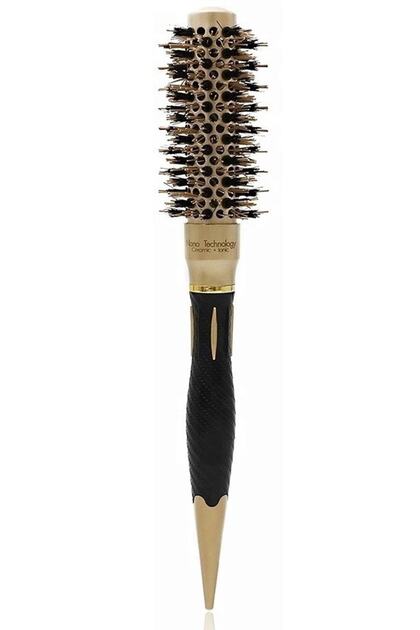 25 Mm-Lom1141 Nano Technology Ceramic Ionic Thermal Blow Dry Hair Brush Natural Bristle Dental Professional