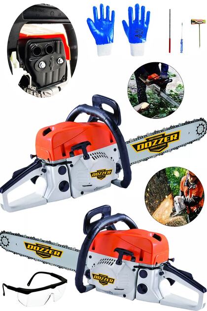 DOZZER Alman Dzp-86 Çift Egzozlu 2.1 Hp 52 Cc Magnezyum Karter