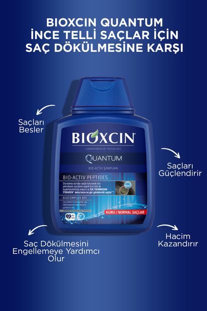 Bioxcin Quantum Normal Ve Kuru Saçlar Için Şampuan 300ml - 4