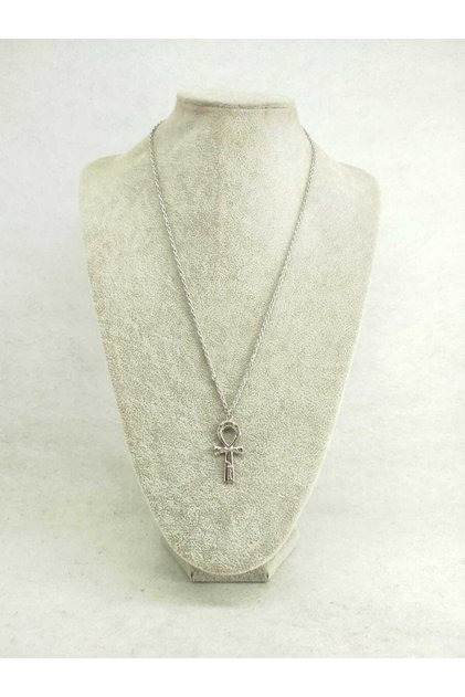 Old Ankh 60 Cm Püskül Zincir Kolye