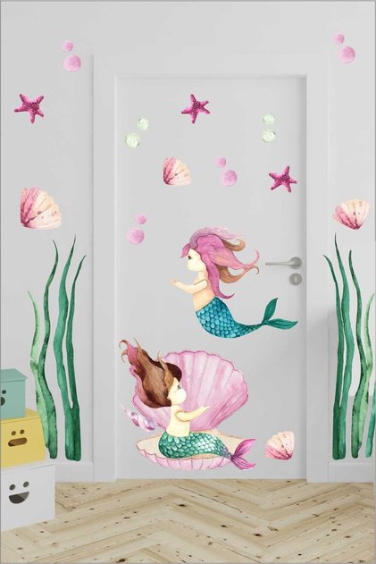 Mermaid Kids Room Sticker