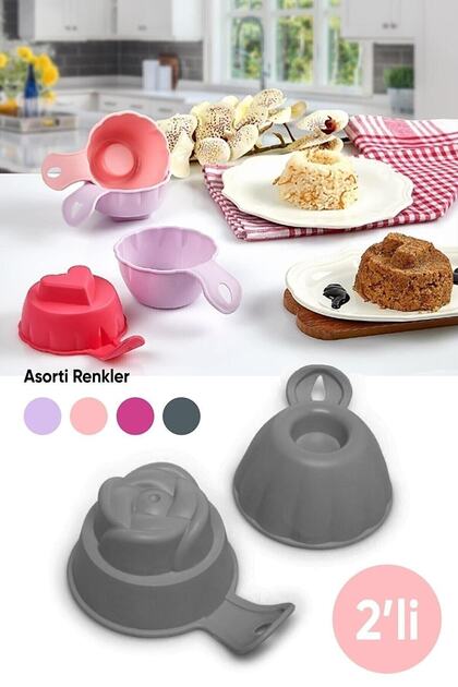 Practical 2-Piece Rice and Halva Styling Mold Set 2 Pieces