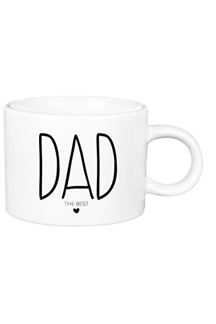 Dad The Best Printed Porcelain Motto Cup