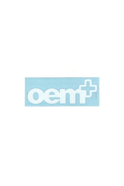 Oem Sticker White Oem Sticker 14.30 cm