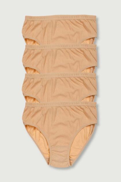 Pack of 4 Large Size Ribbed Women's Bato