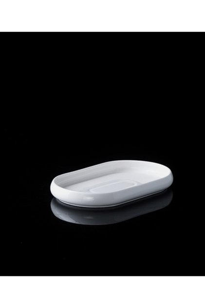 Bianco Perla Oval Plate 20x12.5x2.5 Cm