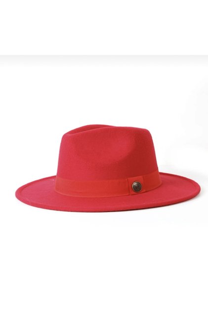 Cowboy Style Felt Fedora Hat Unisex