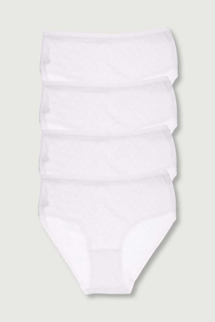 Pack of 4 Large Size Ribbed Women's Bato