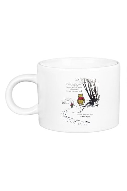 Winnie The Pooh Porcelain Motto Cup