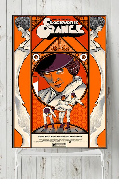 Postermanya Clockwork Orange Film Afişi Poster 2 (90x130cm) - 1