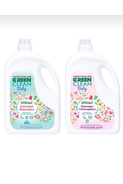 Ugc Baby Bitkisel Çamaşır Deterjanı 2750 Ml Ve Bitkisel Çamaşır Yumuşatıcı 2750 Ml