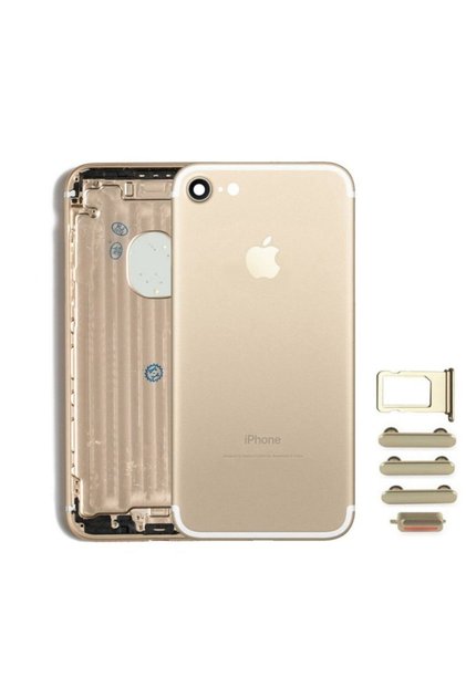 Apple iPhone 7 Uyumlu Kasa Gold Boş