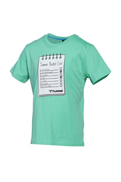 hummel HMLBUCKET T-SHIRT Yeşil Erkek Çocuk T-Shirt 101086159 - 3