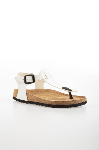 Pierre Cardin Pc-5056 Beyaz Kadın Sandalet - 2