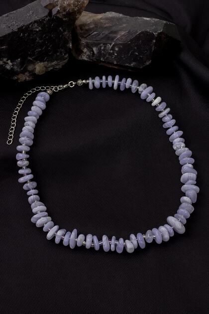 Chalcedony Stone Necklace
