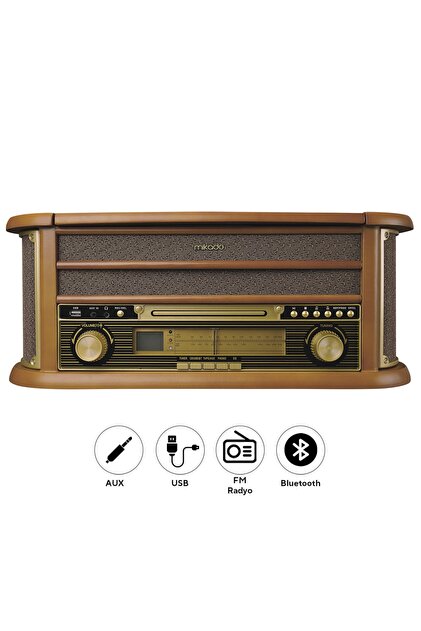 Mikado Nostalgia Mn-p325 Dönence Pikap Ahşap 2x5w Stereo Spk Mp3