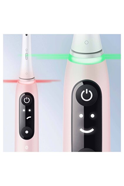 Oral-B iO 6 Şarjlı Diş Fırçası Seti 2'li - Beyaz/pembe - Fiyatı