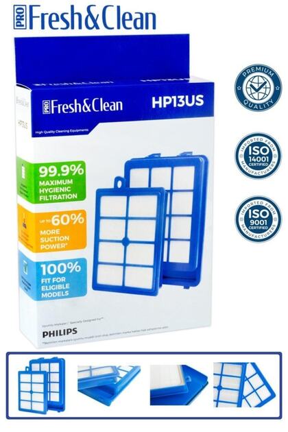 Vhbw Filtri Hepa Compatibile Con Philips Performer FC 9150 Fc 9151 Fc 9152 Fc 9153 Fc 9154 Fc 9155 Fc 9156 Fc 9157 Come Aef 12 H12 12571612
