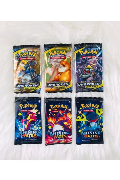 Pokemon Game Card Mixed 6 Pack