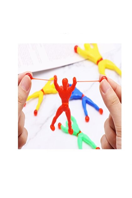 BAMTEBİ Cama Ve Duvara Yapışan Taklacı Ninja Dört Renkli Esnek