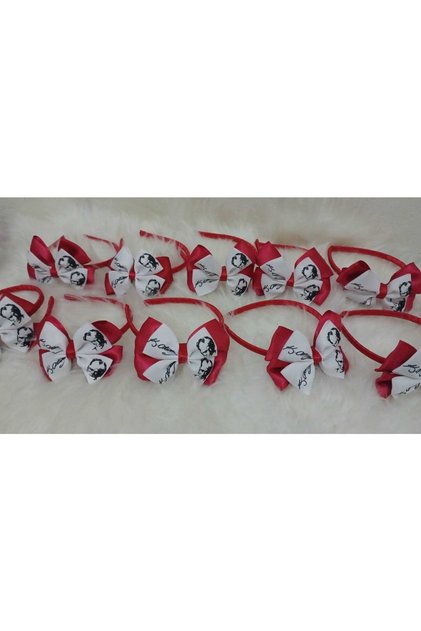 Girl's 15-Piece Ataturk Patterned Crown, Buckle (15 PCS)