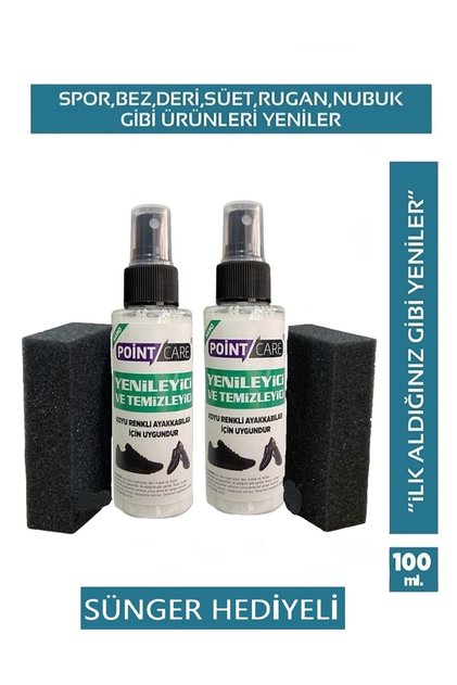 Spor Ve Süet Ayakkabı Yenileyici Ve Temizleyici Sprey Sihirli Sıvı 2'li Set