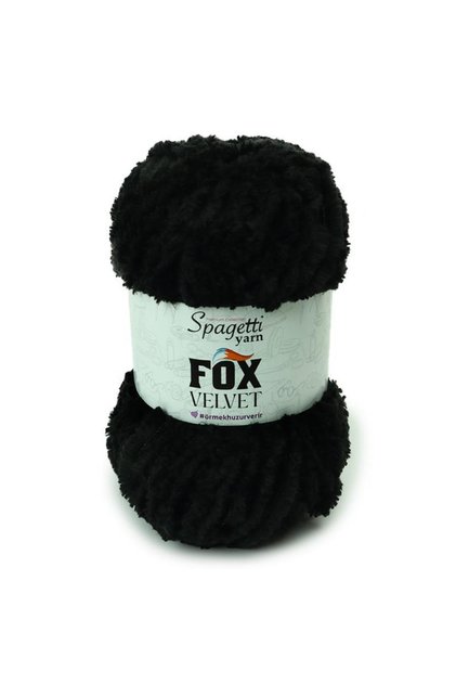 Fox Velvet Black Velvet Hand Knitting Yarn