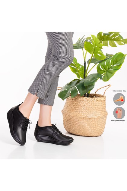 Mira Orthopedic Women's Leather Shoes Suitable for Heel Spur Bone Protrusion