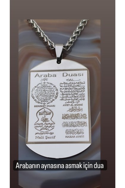 Arabanın Aynasına Asmak Için Dua